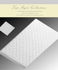 FoamTouch FoamTouch FoamTouch Anti-Bacterial Baby Junior / Toddler Cot | Cot Bed Foam Mattress with Quilted Breathable Zip Cover (140 x 70 x 10cm)