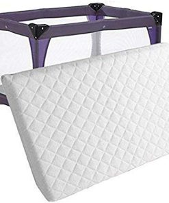 FoamTouch FoamTouch FoamTouch FoamTouch Baby Cot Travel Cot Fully Breathable Nursery Foam Mattress with Quilted Cover (93 x 66 x 7.5 cm)