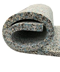 FoamTouch High Density Ultra Firm Recon Foam Sheet for Heavy Use Seating | Gym Floors | Indoor and Outdoor Use Ask for Custom Size 72" x 24" x Any Thickness (1" - 2.5 cm Thick)