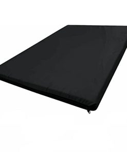 FoamTouch Dog Bed Mattress Bed Cushion Chew Resistant Waterproof Cover Medium Density Foam Filling for Dog bed Mattress (XX Large 120cm x 75cm x 5cm ??? 48??? x 30??? x 2??? , Black)