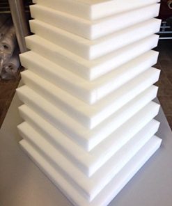 FoamTouch High Density Firm Upholstery Foam Cut to Any Size - Cushions, seat pad, Seating, Dinning, Seat, Stool, Chair, Firm Foam (16"x16"x2")