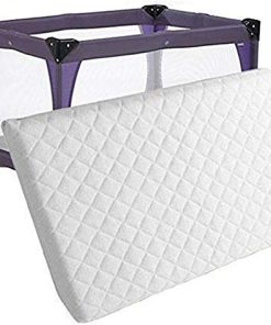 FoamTouch FoamTouch FoamTouch FoamTouch New Baby Travel Cot Bed Mattress Quilted Breathable - For Graco, Redkite And Mamas & Papas 95 x 65 x 5 cm poly cotton Quilted cover Nursery Cot Mattress