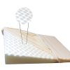 FoamTouch Orthopaedic Wedge Foam Pillow Egg Shell Crate Back Spine Neck Shoulder Pain Reliever Wedge Pillow 32X26X5Cushion for Acid Reflux, GERD, Heartburn & Indigestion with Cover