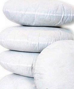 FoamTouch Round Floor Cushion Filler Pad 100% Foam Filling Inner Pad Round Foam Crumb Cushion Pillows Pads Inserts Fillers Inner Shredded Foam by Comfort Foam Collection (17" Round)