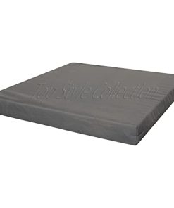 FoamTouch  Waterproof Chair Cushions Seat Pads Cushion Pad Indoors Outdoors Water Resistant Material Kitchen Dining Living Room Patio Garden (16??? x 18??? x 3???, Charcoal)