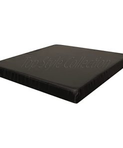 FoamTouch  Waterproof Chair Cushions Seat Pads Cushion Pad Indoors Outdoors Water Resistant Material Kitchen Dining Living Room Patio Garden (16'' x 18'' x 4'' , Black)