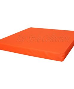 FoamTouch  Waterproof Chair Cushions Seat Pads Cushion Pad Indoors Outdoors Water Resistant Material Kitchen Dining Living Room Patio Garden (20??? x 20??? x 3??? , Orange)