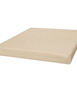 FoamTouch  Waterproof Chair Cushions Seat Pads Cushion Pad Indoors Outdoors Water Resistant Material Kitchen Dining Living Room Patio Garden (22??? x 22??? x 2??? , Ivory Cream)