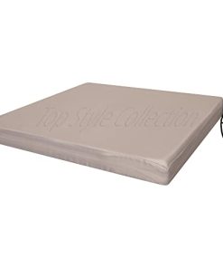 FoamTouch  Waterproof Chair Cushions Seat Pads Cushion Pad Indoors Outdoors Water Resistant Material Kitchen Dining Living Room Patio Garden (22??? x 22??? x 2??? , Silver Grey)