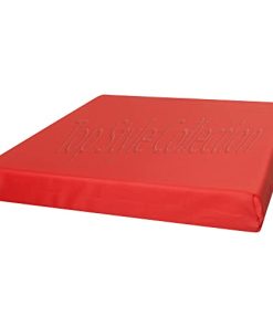 FoamTouch  Waterproof Chair Cushions Seat Pads Cushion Pad Indoors Outdoors Water Resistant Material Kitchen Dining Living Room Patio Garden (22??? x 22??? x 2??? , Red)
