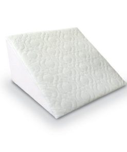 FoamTouch Comfort Foam Reclining Quilted - Orthopaedic Foam Bed Wedge Back Support Pillow Aid Reliever