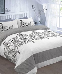 FoamTouch Topsyle collection NEW OWLS BLACK Duvet Cover Pillow Case Quilt Cover Bedding Set