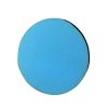 Upholstery Blue Foam for Chair Seat Pads Cushions Indoor/Outdoor Sofa Seat Replacement DIY Cushion Oval/Rounded Corners D Shape Tapered Dining Chair Seat Pads (Blue Oval / Round, 14" X 15" X 1")
