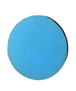 Upholstery Foam for Chair Seat Pads Cushions Indoor/Outdoor Sofa Seat Replacement DIY Cushion Oval/Round Corners D-Shape Tapered Dining Chair Seat Pads (14" x 14" x 1.5", Blue Oval/Round)