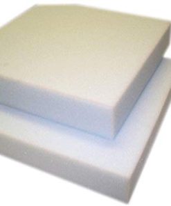 Upholstery White Foam for Chair Seat Pads Cushions Indoor/Outdoor Sofa Seat Replacement DIY Cushion Oval/Round Corners D-Shape Tapered Dining Chair Seat Pads (13" x 13" x 1", White Square)