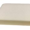 Upholstery White Foam for Chair Seat Pads Cushions Indoor/Outdoor Sofa Seat Replacement DIY Cushion Oval/Round Corners D-Shape Tapered Dining Chair Seat Pads (20" x 20" x 1", White Round Corner)