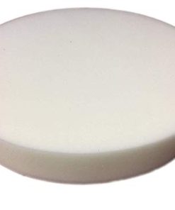 Upholstery White Foam for Chair Seat Pads Cushions Indoor/Outdoor Sofa Seat Replacement DIY Cushion Oval/Round Corners D-Shape Tapered Dining Chair Seat Pads (14" x 15" x 4", White Oval / Round)