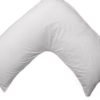 V Shaped ,Orthopedic V Shaped Support pillow Luxury support pillow with WHITE Pillow case Free